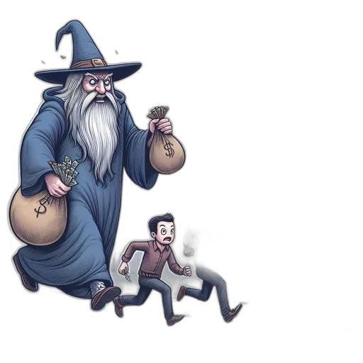 staff, concept art, fantasy art, pixel art, comic book art, old, magician, flees transparent PNG cut-out