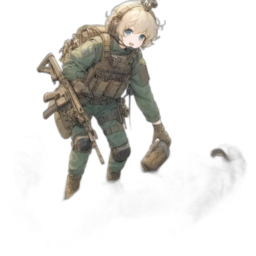 weapon, staff, robot, creature, concept art, watercolor, fantasy art, pixel art transparent PNG cut-out