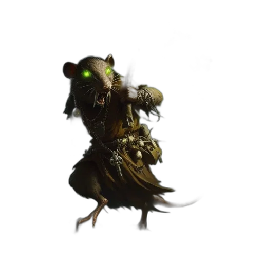 creature, mask, staff, animal, concept art, fantasy art, 3d render, earth tones transparent PNG cut-out