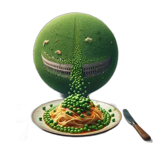 food, hat, umbrella, staff, 3d render, photorealistic, concept art, outer space transparent PNG cut-out