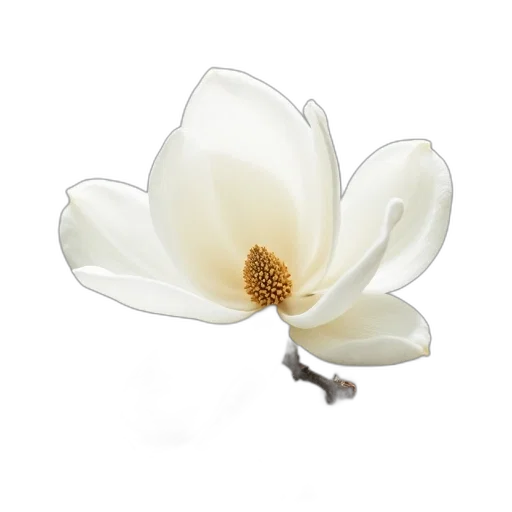 flower, jewelry, crown, hat, photorealistic, 3d render, white, magnolia transparent PNG cut-out