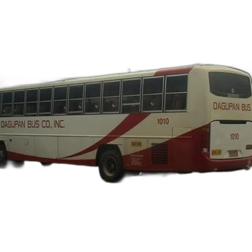 3d render, photorealistic, concept art, white, red, bus, number, 1010 transparent PNG cut-out