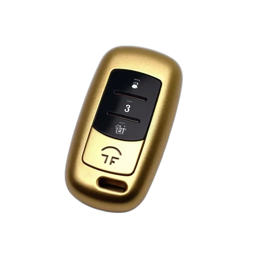 car, jewelry, 3d render, close-up, image, gold, electronic, key transparent PNG cut-out