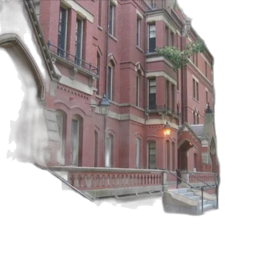 building, umbrella, concept art, photorealistic, 3d render, watercolor, city street, snow transparent PNG cut-out