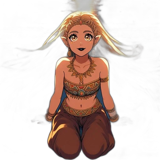 staff, dragon, dress, sword, fantasy art, concept art, pixel art, anime transparent PNG cut-out