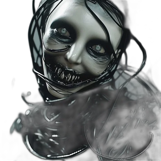 mask, face, creature, robot, concept art, comic book art, photorealistic, fantasy art transparent PNG cut-out