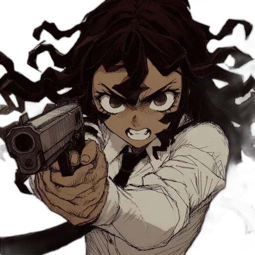 weapon, staff, anime, comic book art, cartoon, concept art, intense, fiercely transparent PNG cut-out