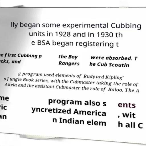image, text-based, description, history, cubbing, units, boy, scouts transparent PNG cut-out
