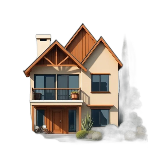 building, furniture, concept art, 3d render transparent PNG cut-out