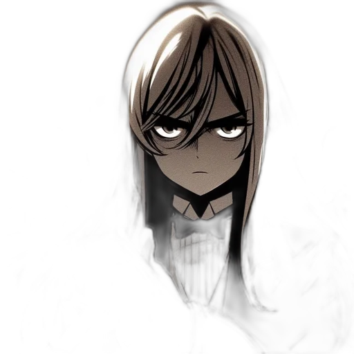 mask, face, staff, creature, concept art, anime, comic book art, cartoon transparent PNG cut-out