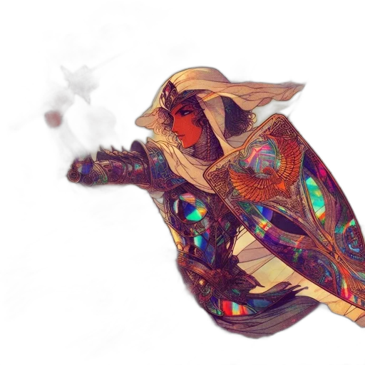 dragon, weapon, sword, mask, fantasy art, concept art, pixel art, anime transparent PNG cut-out