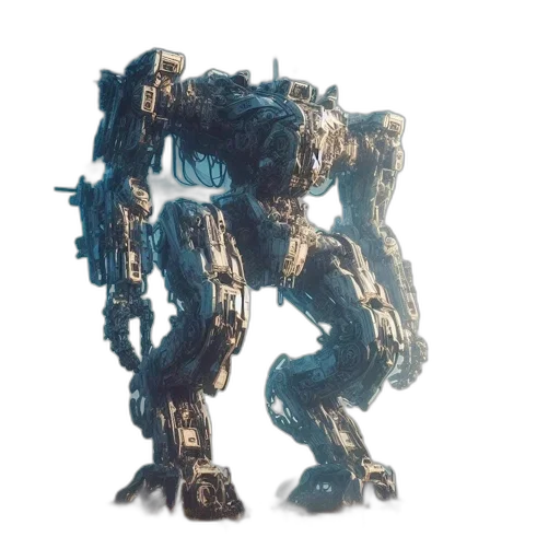 robot, creature, weapon, animal, concept art, 3d render, fantasy art, comic book art transparent PNG cut-out