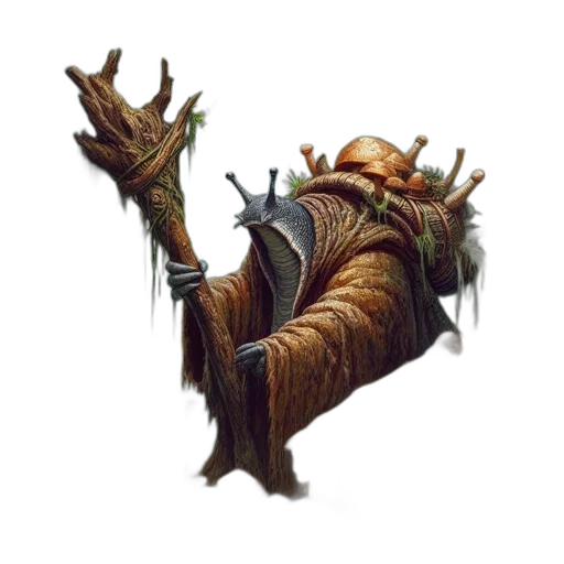 staff, dragon, creature, weapon, concept art, fantasy art, 3d render, photorealistic transparent PNG cut-out