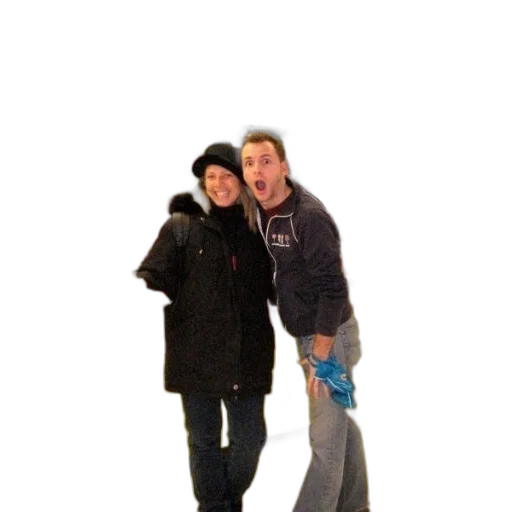 umbrella, jacket, staff, shoes, 3d render, snow, outer space, man transparent PNG cut-out