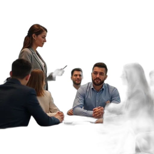 staff, face, robot, furniture transparent PNG cut-out