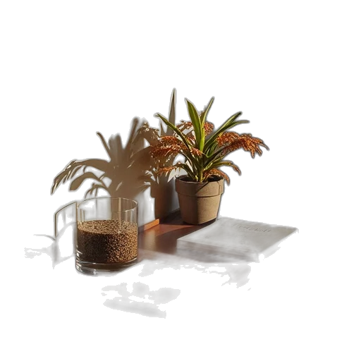 furniture, bottle, 3d render, photorealistic transparent PNG cut-out