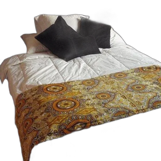 furniture, photorealistic, earth tones, bed transparent PNG cut-out