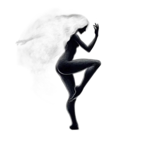 mask, dress, hair, creature, concept art, fantasy art, pixel art, photorealistic transparent PNG cut-out