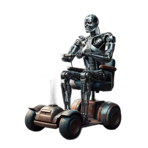 robot, car, weapon, concept art, cyberpunk, 3d render, pixel art, futuristic transparent PNG cut-out