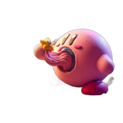 creature, animal, food, weapon, concept art, 3d render, pastel, surreal transparent PNG cut-out