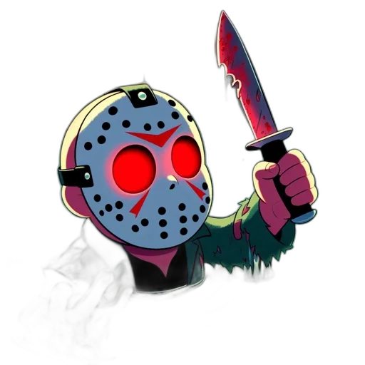 mask, weapon, staff, concept art, pixel art, comic book art, 3d render, gory transparent PNG cut-out