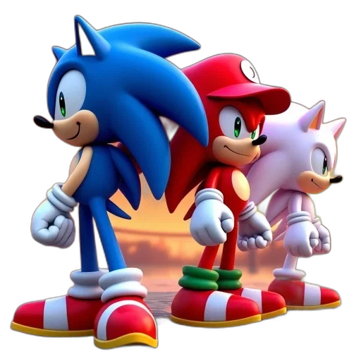 3d render, concept art, pixel art, cartoon, blue, group, anthropomorphic, characters transparent PNG cut-out