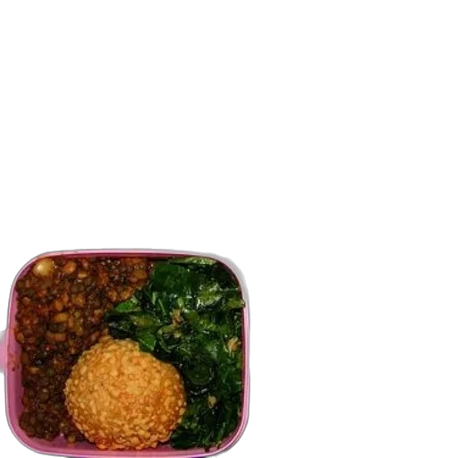 food, crown, three, pink, bento, boxes, filled, colorful transparent PNG cut-out
