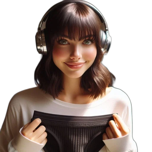 face, jewelry, photorealistic, 3d render, concept art, anime, young, woman transparent PNG cut-out