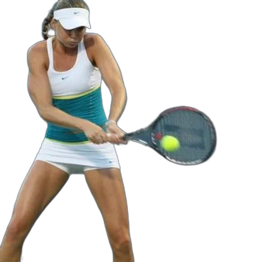 photorealistic, female, tennis, player transparent PNG cut-out