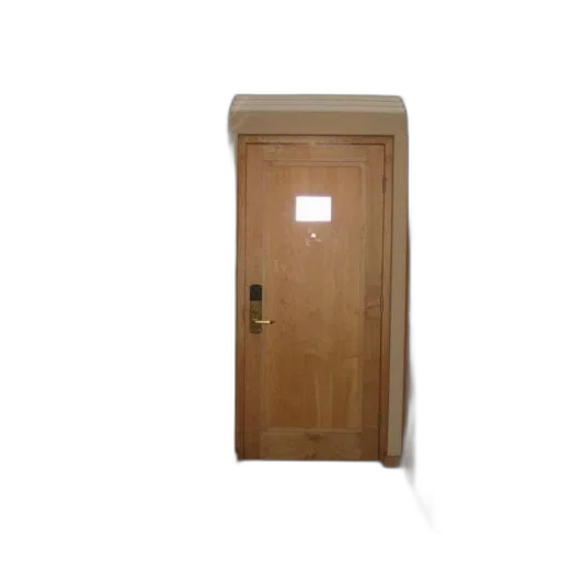 furniture, staff, dress, face, 3d render, hallway, wooden, door transparent PNG cut-out
