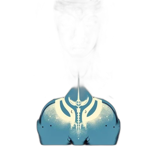 mask, robot, face, crown, concept art, fantasy art, pixel art, 3d render transparent PNG cut-out