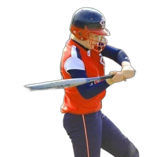 staff, female, softball, player transparent PNG cut-out