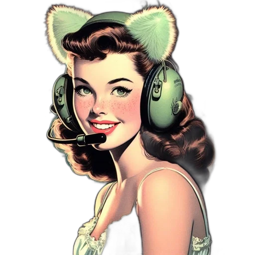cartoon, comic book art, concept art, photorealistic, green, illustrated, portrait, woman transparent PNG cut-out