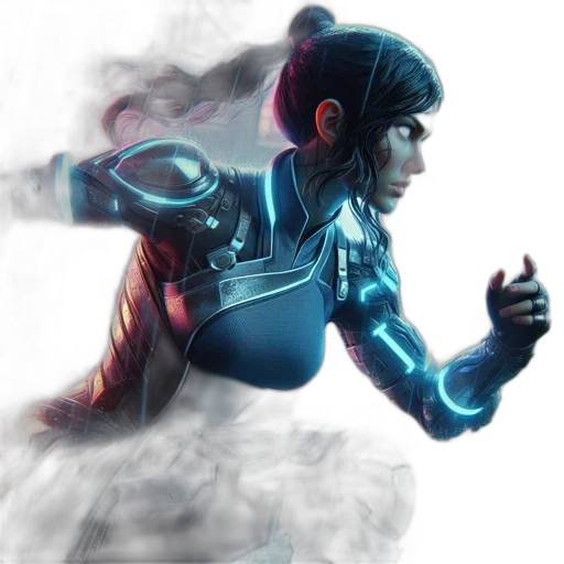robot, dragon, concept art, 3d render, fantasy art, cyberpunk, blue, futuristic transparent PNG cut-out