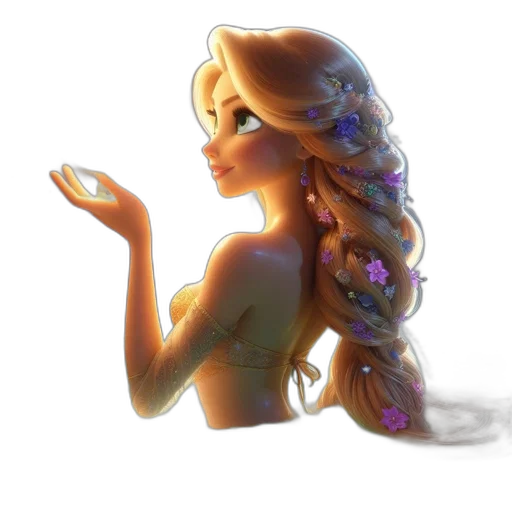 dress, jewelry, staff, crown, fantasy art, concept art, 3d render, pixel art transparent PNG cut-out