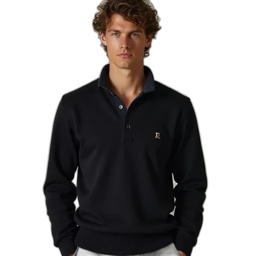 jacket, polo, shirt, sweater, collar transparent PNG cut-out