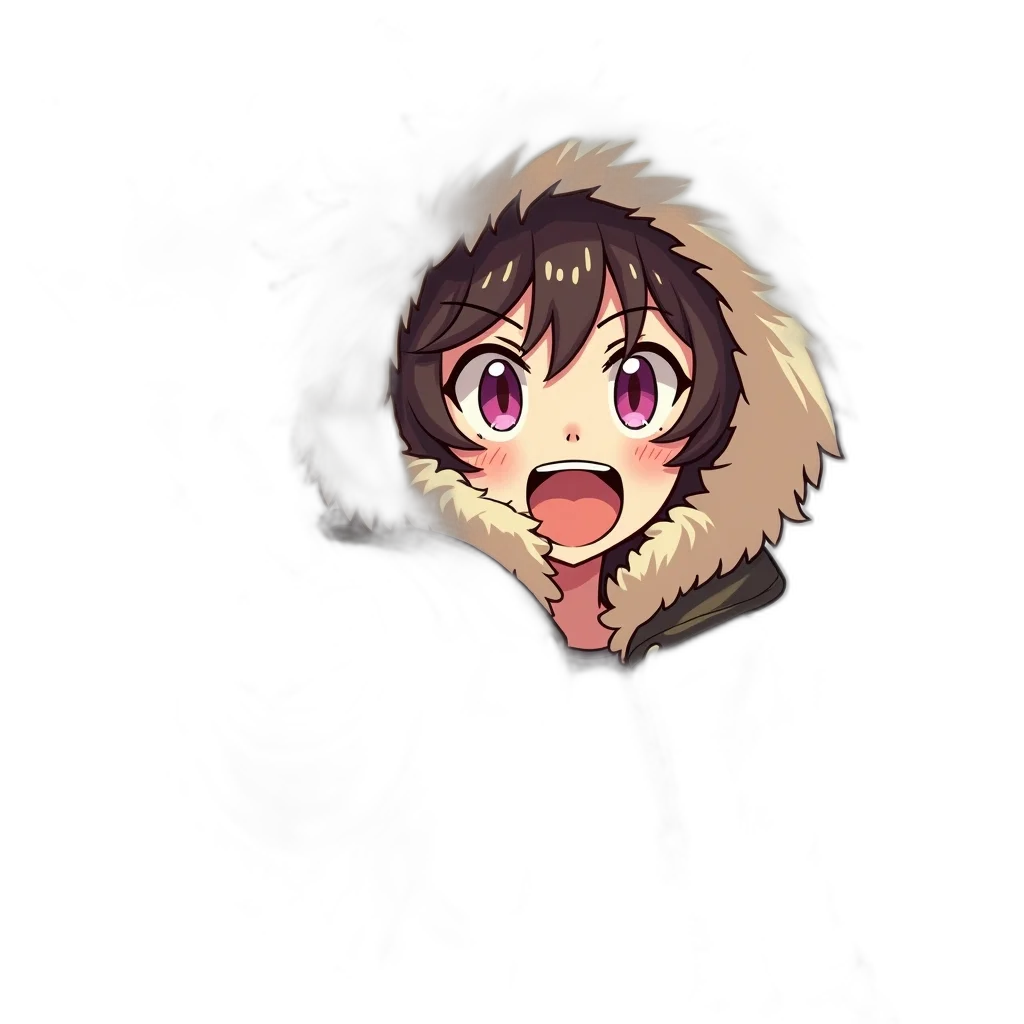 creature, face, animal, mask, pixel art, anime, 3d render, cartoon transparent PNG cut-out