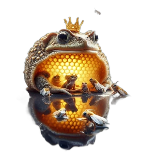 crown, jewelry, animal, robot, 3d render, concept art, photorealistic, fantasy art transparent PNG cut-out