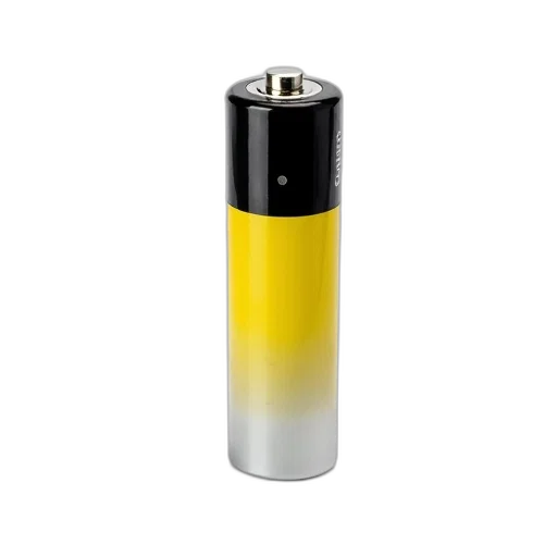 bottle, weapon, jewelry, staff, 3d render, photorealistic, yellow, energizer transparent PNG cut-out