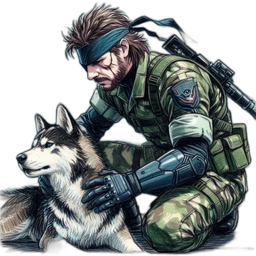 animal, weapon, concept art, comic book art, pixel art, watercolor, green, soldier transparent PNG cut-out