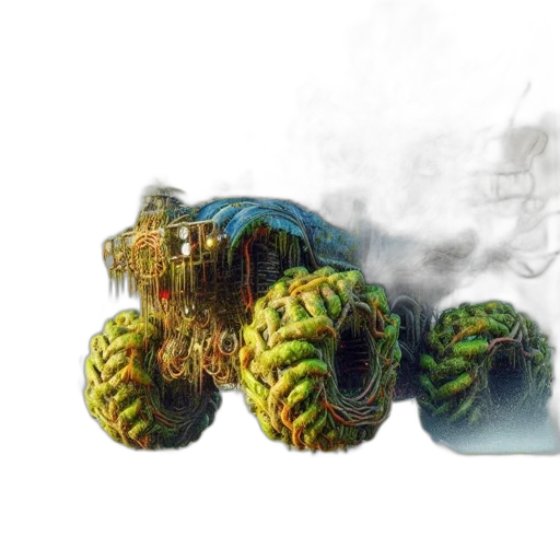 car, weapon, dragon, robot, concept art, fantasy art, 3d render, photorealistic transparent PNG cut-out