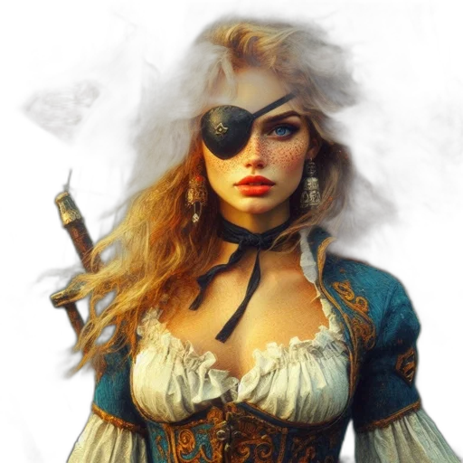 mask, face, fantasy art, comic book art, concept art, photorealistic, woman, golden-blonde transparent PNG cut-out