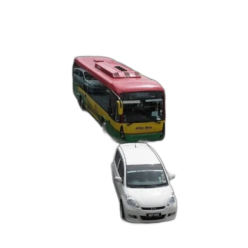 car, 3d render, concept art, photorealistic, pixel art, city street, red, yellow transparent PNG cut-out