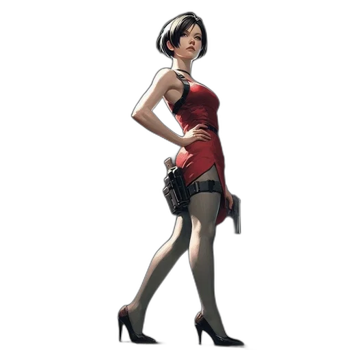 dress, staff, weapon, concept art, 3d render, pixel art, fantasy art, red transparent PNG cut-out