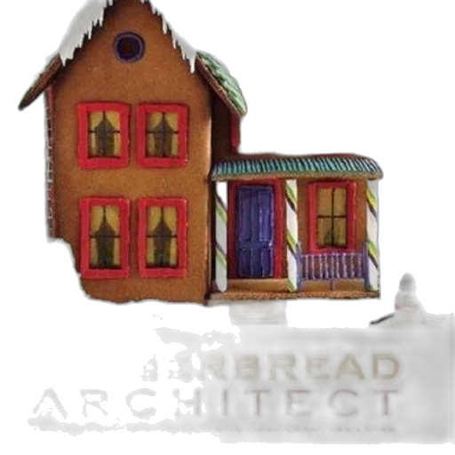 building, 3d render, concept art, snow, city street, gingerbread, architect, book transparent PNG cut-out