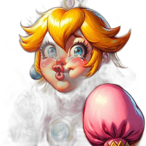 face, mask, concept art, fantasy art, pixel art, watercolor, pastel, blonde-haired transparent PNG cut-out