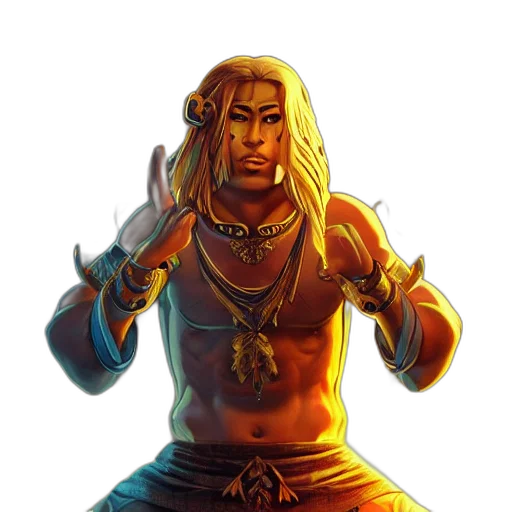 staff, jewelry, sword, fantasy art transparent PNG cut-out
