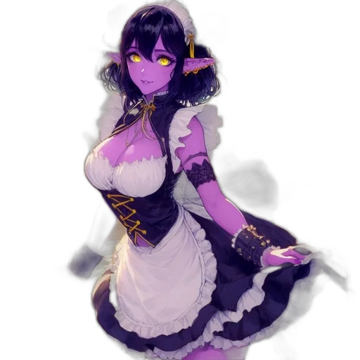 dress, staff, mask, creature, fantasy art, concept art, watercolor, pixel art transparent PNG cut-out