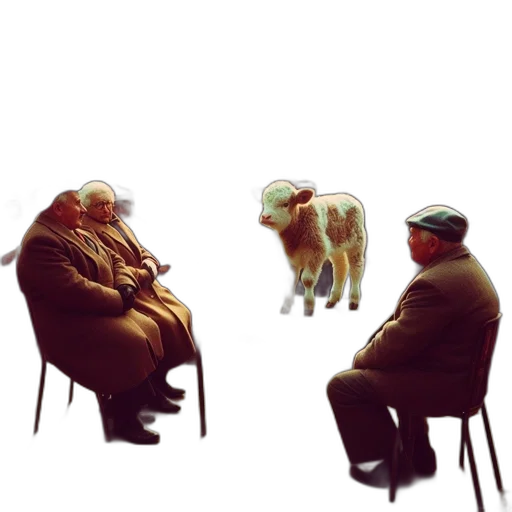 furniture, hat, animal, food, concept art, oil painting, photorealistic, 3d render transparent PNG cut-out