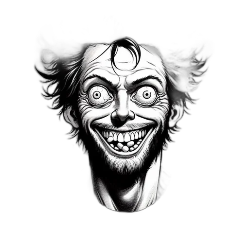 face, mask, creature, comic book art, concept art, cartoon, pencil sketch, illustrated transparent PNG cut-out